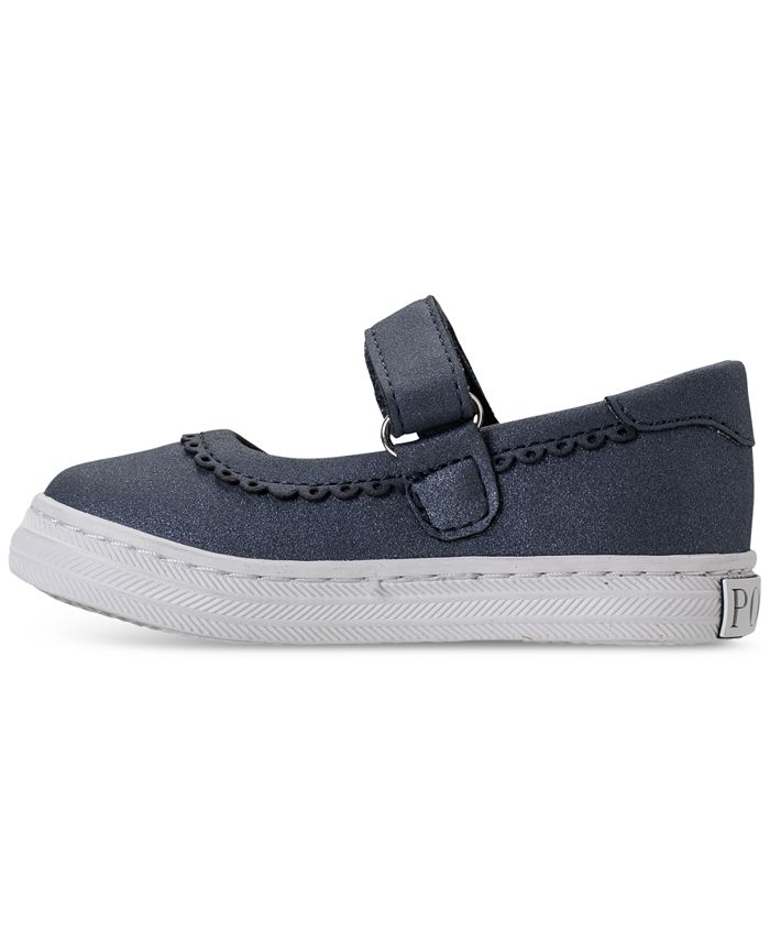 Polo Ralph Lauren Toddler Girls' Pella Mary Jane Sneakers from Finish ...