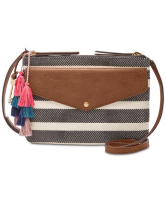 fossil devon crossbody tan