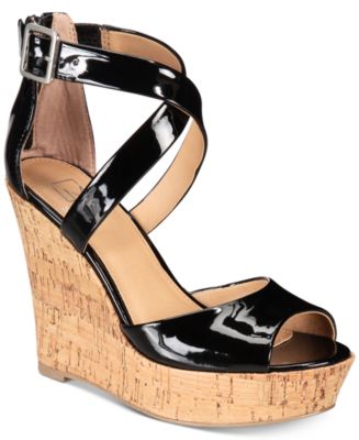 Material Girl Steffy Platform Wedges, Created for Macy's & Reviews ...