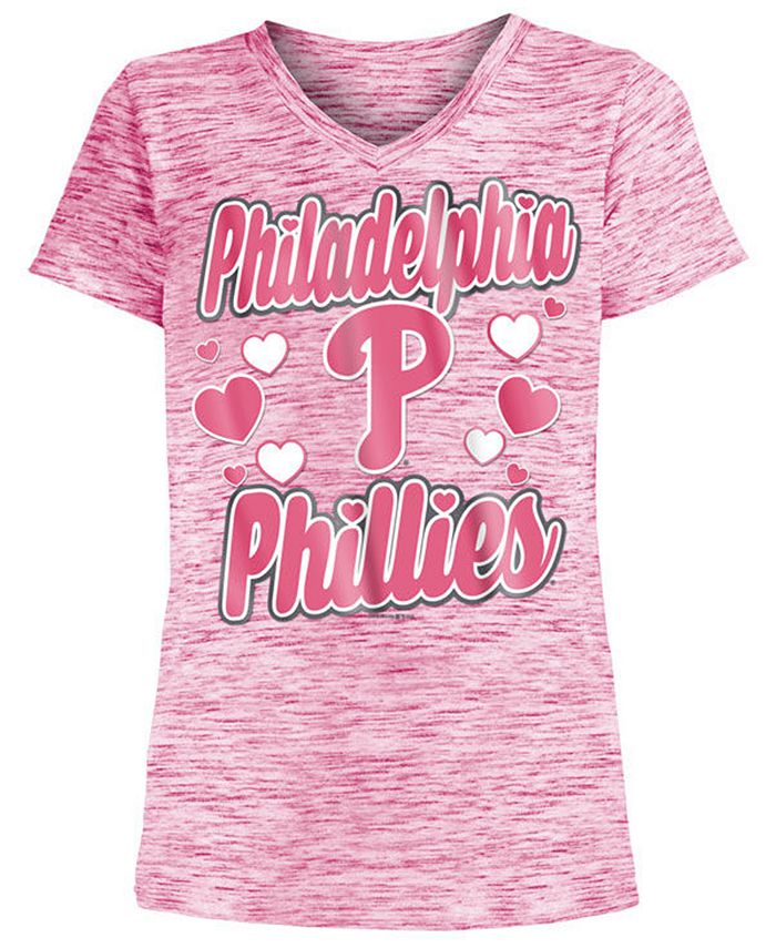 T-shirt 5th & Ocean Philadelphia Phillies - Femme - Gris - Taille S - Neuf Avec étiquettes