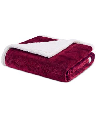 Elma Embossed Plush Throw, 60" x 70"