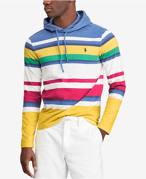 Polo Ralph Lauren Men's CP-93 Striped Hoodie, Created for Macy's ...