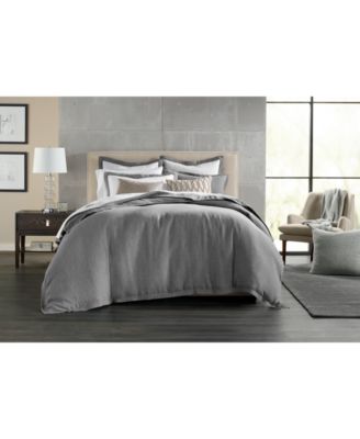 Hotel Collection LAST ACT! Grey Linen Bedding Collection, Created for Macy's