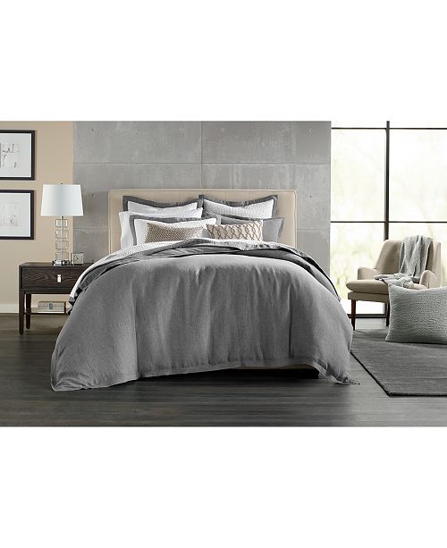 Hotel Collection Linen Full/Queen Duvet Cover, Created for Macy's