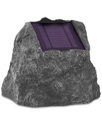 2-Pk. Solar Bluetooth Outdoor Rock Speakers