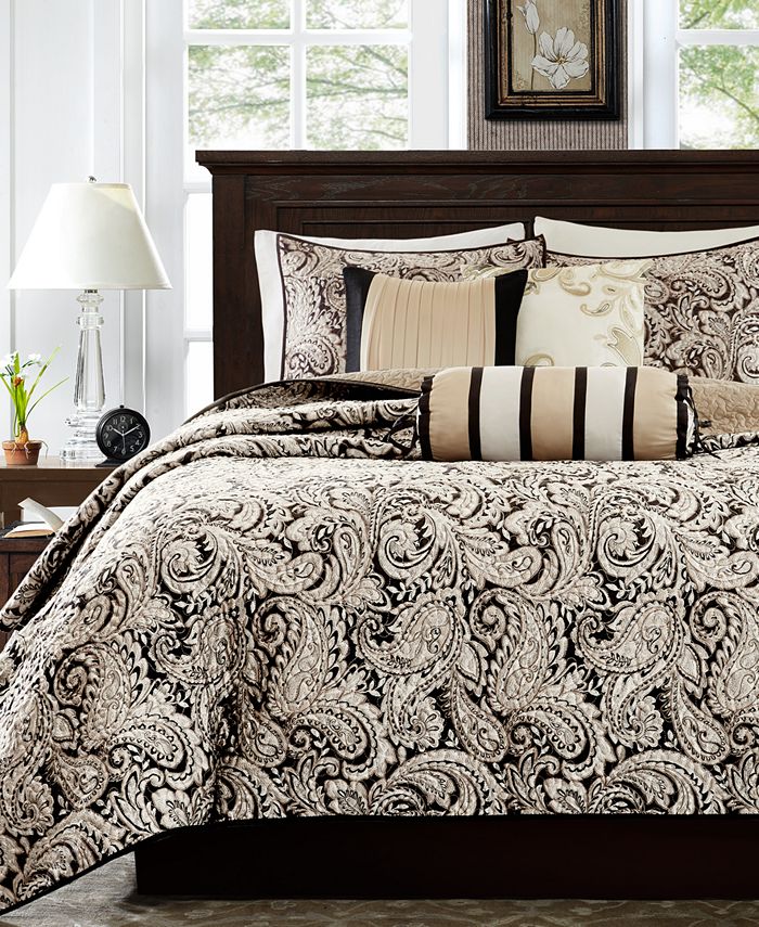 Madison Park Adeline Paisley 6-Pc. Quilt Set, Full/Queen & Reviews - Home -  Macy's