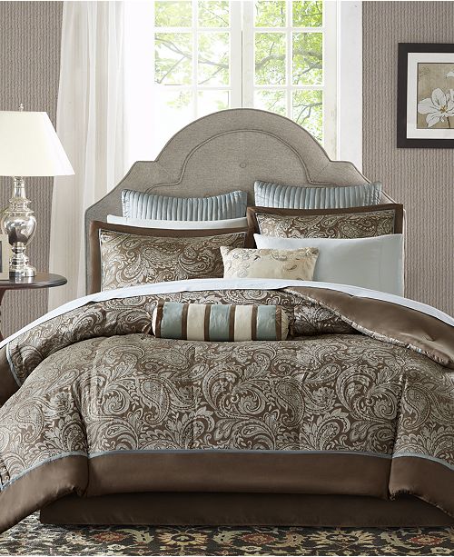 Madison Park Aubrey 12 Pc King Comforter Set Reviews Bed In A