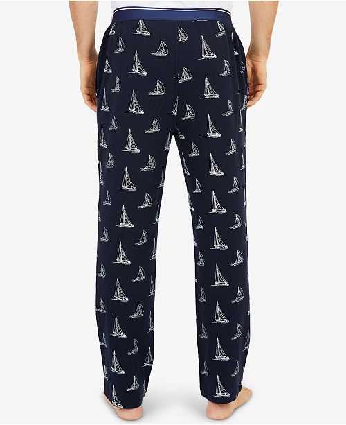 Nautica Men's Cotton SailboatPrint Pajama Pants & Reviews Pajamas