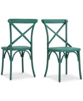 Noble House - Veranda Magnolia Dining Chairs (Set of 2), Quick Ship