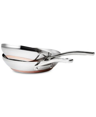 Nouvelle Copper Stainless Steel 8" & 9.5" French Skillets     