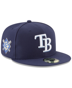 New Era Tampa Bay Rays Authentic Collection On-field Low Profile 59fifty Fitted Cap In Lightnavy