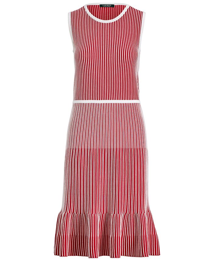 Lauren Ralph Lauren Striped Fit & Flare Dress & Reviews - Dresses ...