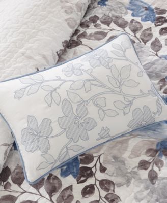 Luna Printed Floral 6-Pc. Quilt Set, Full/Queen