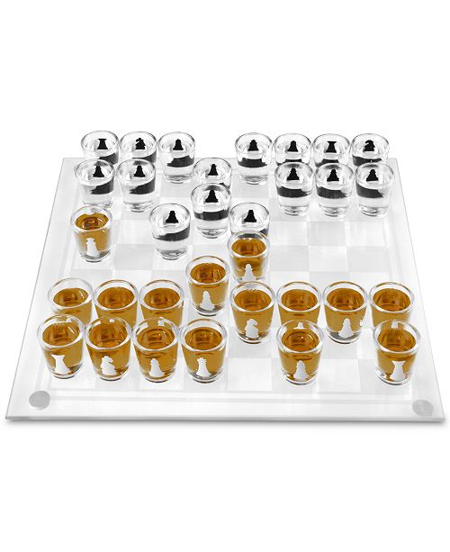 Trademark Global 33Pc. Shot Glass Chess Game Set & Reviews Macy's