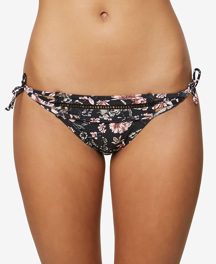 O'Neill Juniors' Mayan Striped Maracas Side-Tie Bikini Bottoms - Macy's