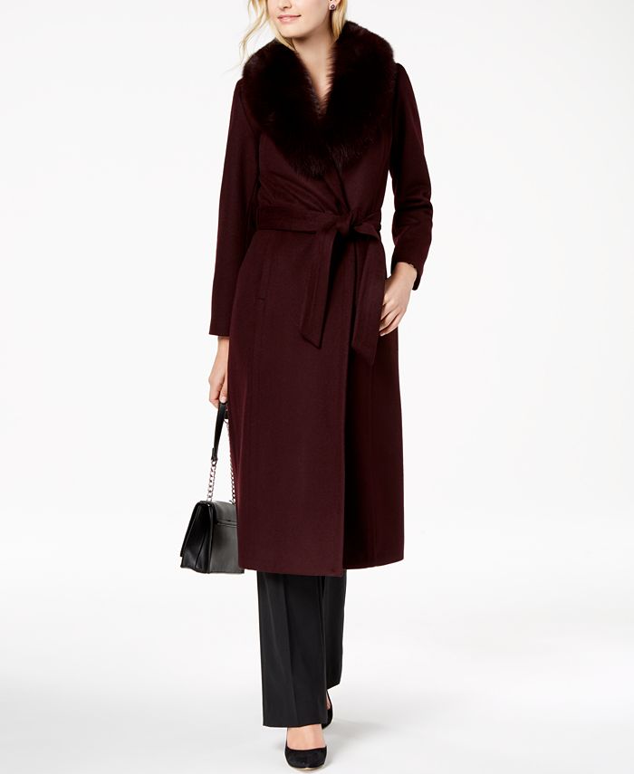Forecaster belted discount maxi walker coat