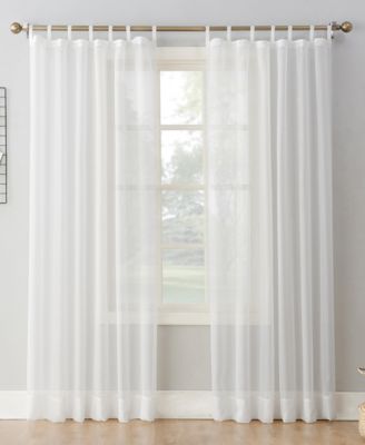 No. 918 Sheer Voile Tab Top Curtain Collection In White