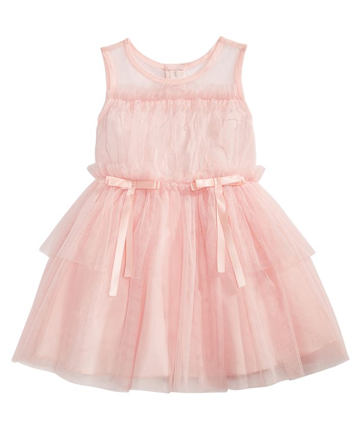 Nanette Lepore Baby Girls Blush Illusion Dress - Macy's