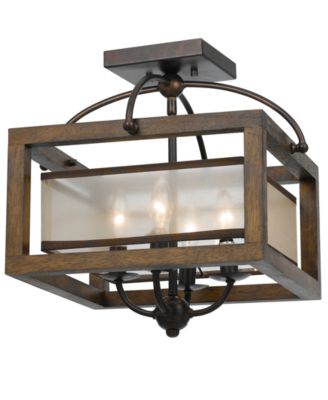 4-Light Semi-Flush Pendant 