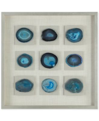 Uttermost - Cerulean Blue Stone Shadow Box Wall Art