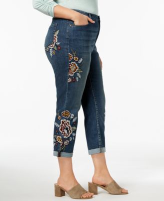 macys plus size boyfriend jeans