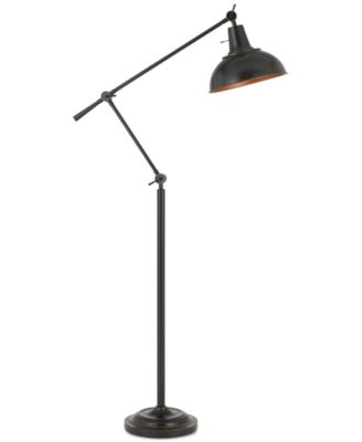 Cal Lighting - Eupen Metal Adjustable Floor Lamp with Metal Shade in Bronze Finish