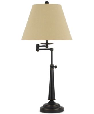 cal lighting swing arm table lamp