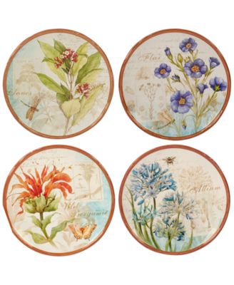 Tracy Porter - Herb Blossom Dessert Plates, Set of 4