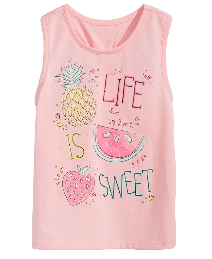 Epic Threads Toddler Girls, GraphicPrint Racerback Tank Top, Created for Macy's Macy's