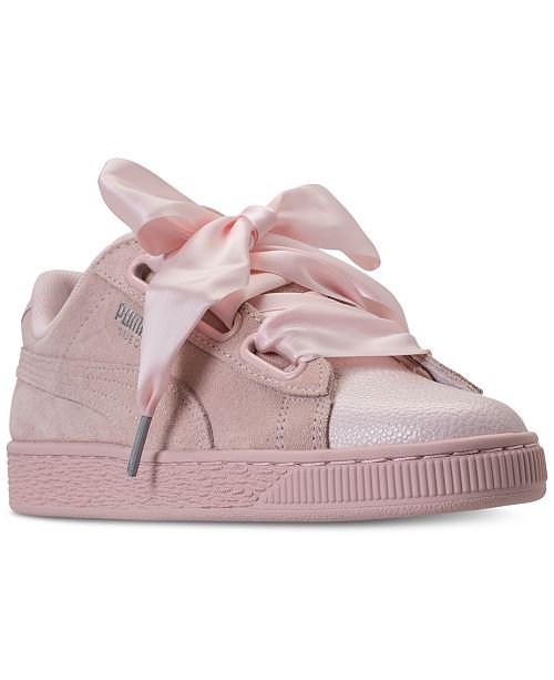 Puma Women S Suede Heart Bubble Casual Sneakers From Finish Line