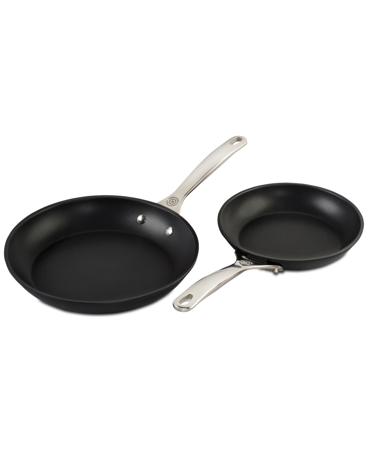 Le Creuset 2-pc. Non-stick Fry Pan Set In Stainless Steel