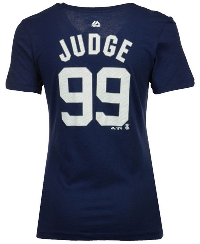 Men's New York Yankees Aaron Judge Majestic Navy Big & Tall Name & Number  Player T-Shirt