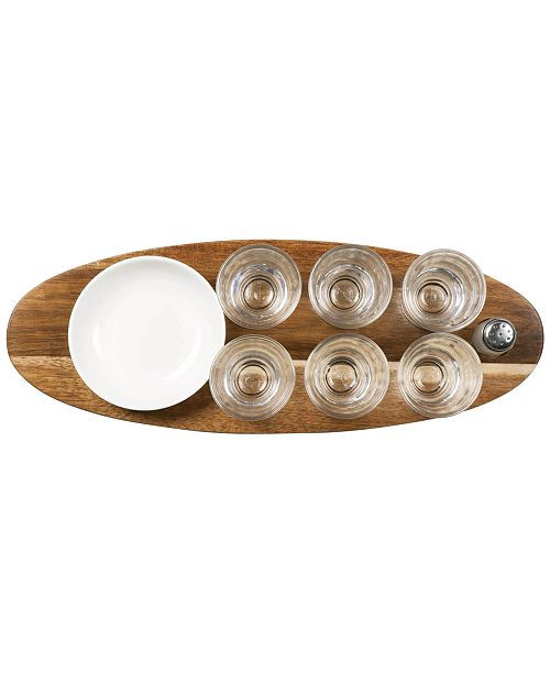 Picnic Time Legacy By Cantinero Shot Glass Serving Tray Reviews Bar Wine Dining Macy S