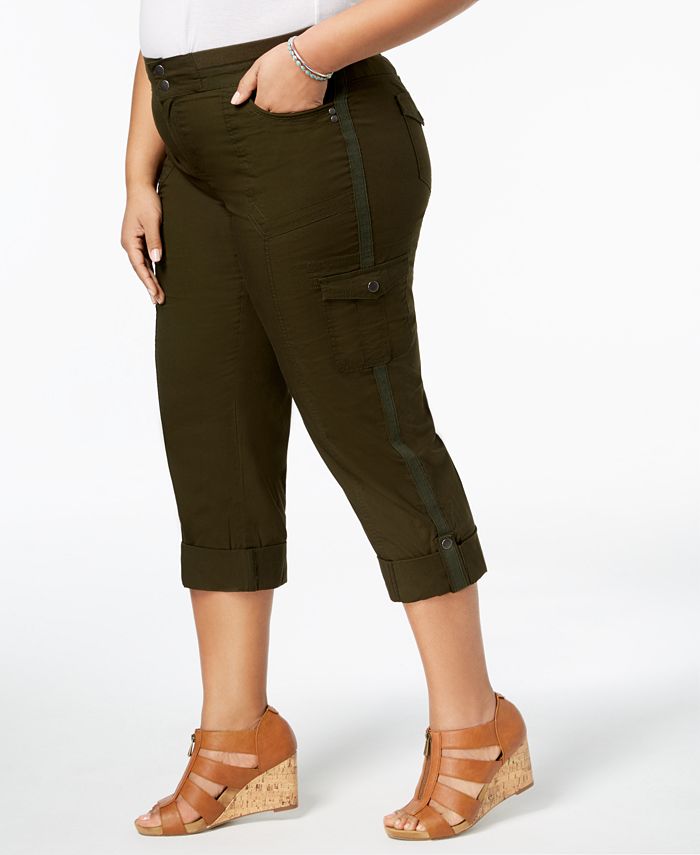 Style & Co Plus Size Convertible Cargo Pants, Created for Macy's - Macy's