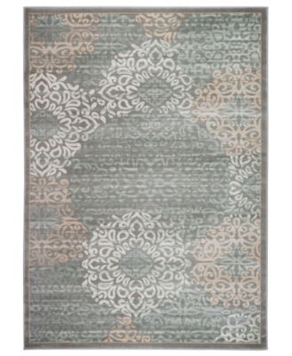 Km Home Closeout  Teramo Intrigue Area Rug Collection In Brown