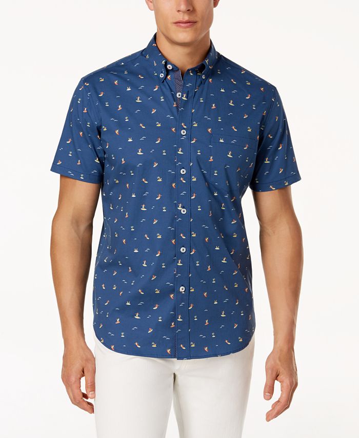ConStruct Con.Struct Men's Surf Shirt, Created for Macy's Macy's