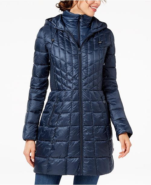 Bernardo Hooded Packable Puffer Coat & Reviews - Coats - Women - Macy's
