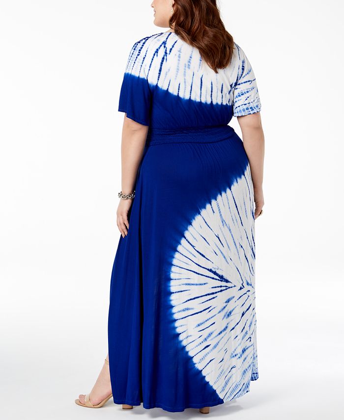 Inc International Concepts Inc Plus Size Tie Dyed Maxi Dress Created For Macys Macys 