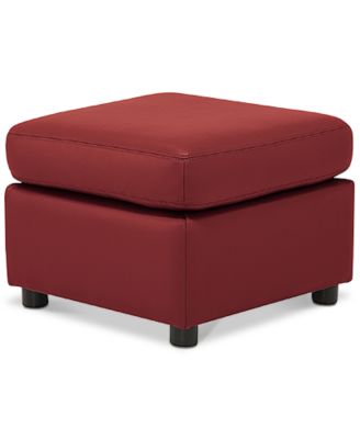 Ennia Leather Ottoman
