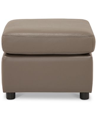 Ennia Leather Ottoman