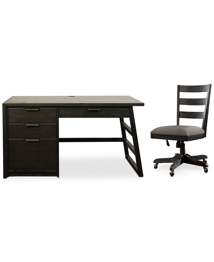 Furniture Ridgeway Home Office Furniture, 2Pc. Set (Single Pedestal