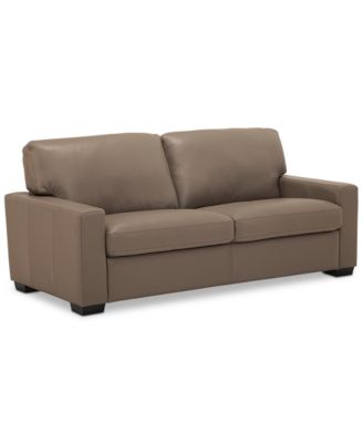 Ennia 75" Leather Apartment Sofa
