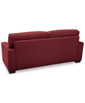 Ennia 75" Leather Apartment Sofa