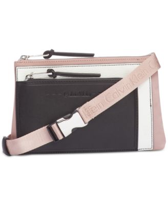 calvin klein leather fanny pack