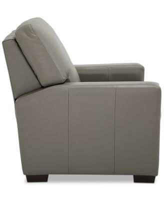Ennia 36" Leather Pushback Recliner, Created for Macy's