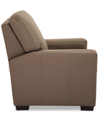 Ennia 36" Leather Pushback Recliner