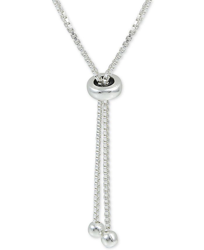 Giani Bernini Open Heart Slider Bracelet in Sterling Silver, & 18k Rose ...