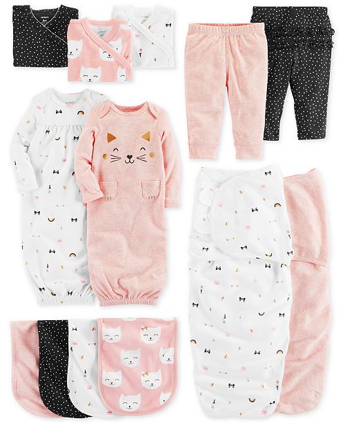 Carter S Baby Girls Cat Print Layette Separates Reviews Sets