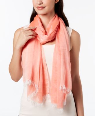 calvin klein chambray woven scarf