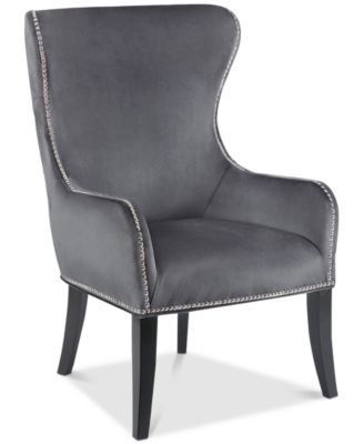 Furniture - Hancock Button Tufted Back Accent Chair, Quick Ship